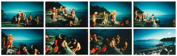 <span class='caption-artist'>Roy Kiyooka</span>, <span class='caption-title'>Hornby Island Bathers</span>, <span class='caption-year'>1978</span>