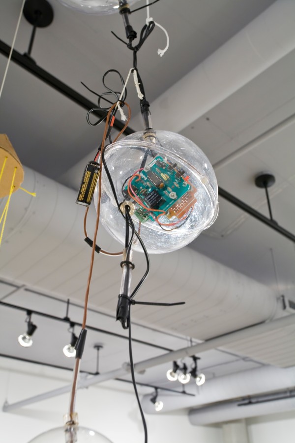 <span class='caption-artist'>Bill Burns</span>, <span class='caption-title'>Bird Radio and the Eames Chair Lounge</span>, <span class='caption-year'>2007</span>, <span class='caption-medium'>Installation detail</span>