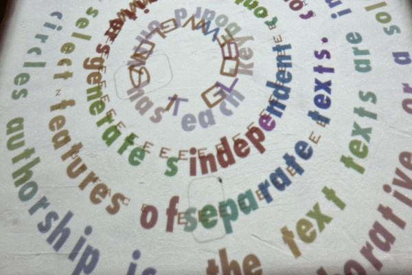 <span class='caption-artist'>Ellen Moffat</span>, <span class='caption-title'>twicescore</span>, <span class='caption-year'>2008</span>, <span class='caption-medium'>Installation detail</span>