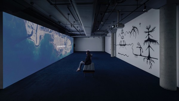 <span class='caption-artist'>Public Studio and Nyle Miigizi Johnston</span>, <span class='caption-title'>This Place, Neyaashiinigmiing</span>, <span class='caption-year'>2020</span>, <span class='caption-medium'>Installation view</span>