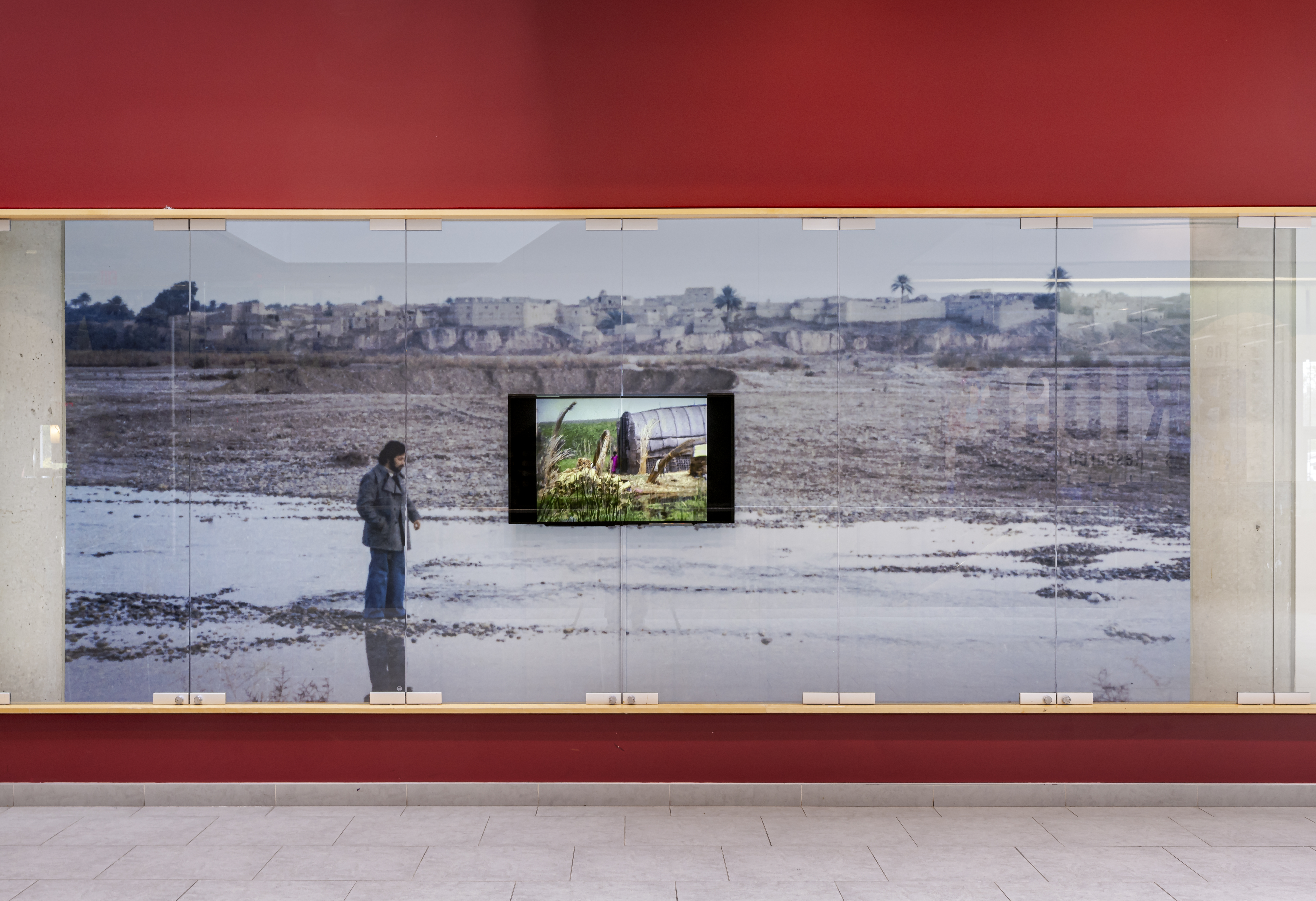Installation view, Re-Imagining Return to the Marshes