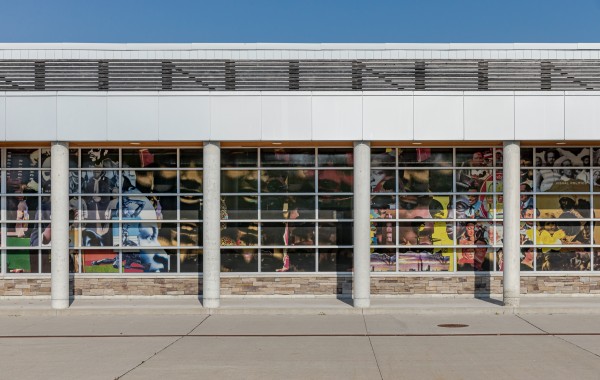 <span class='caption-artist'>Aaron Jones</span>, <span class='caption-title'>Seeing Knowledge</span>, <span class='caption-year'>2020</span>, <span class='caption-medium'>Installation at Malvern Public Library</span>